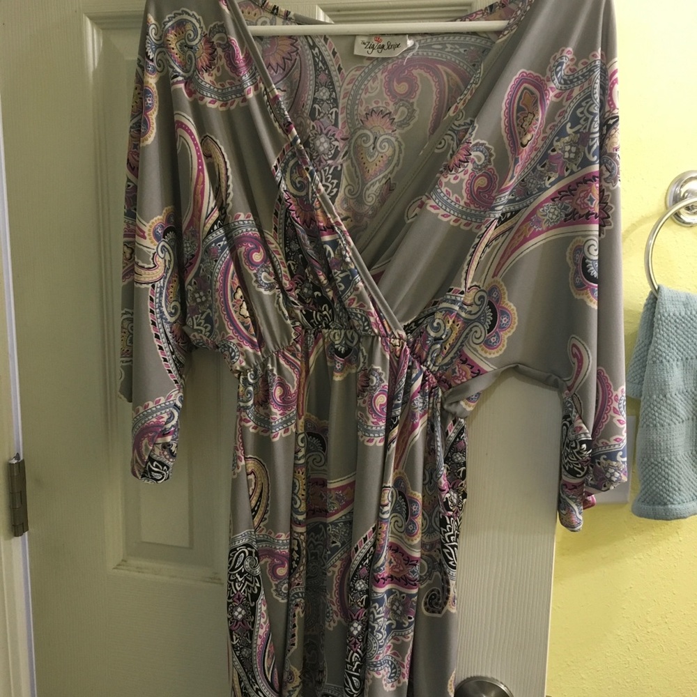 Zig zag stripe tunic
